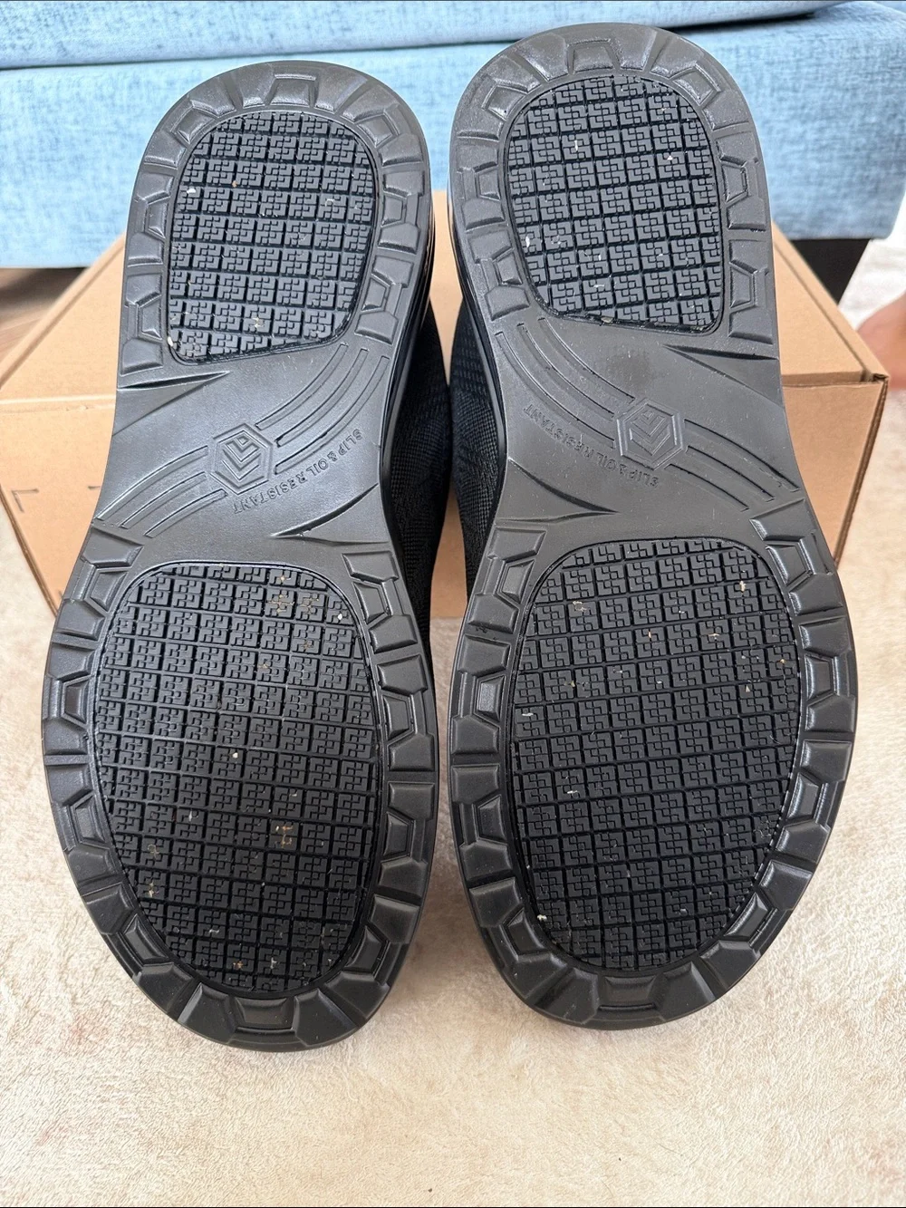LARNMERN Men's Chef Shoes Non Slip Work Waterproof Slip-on | Anti Slip